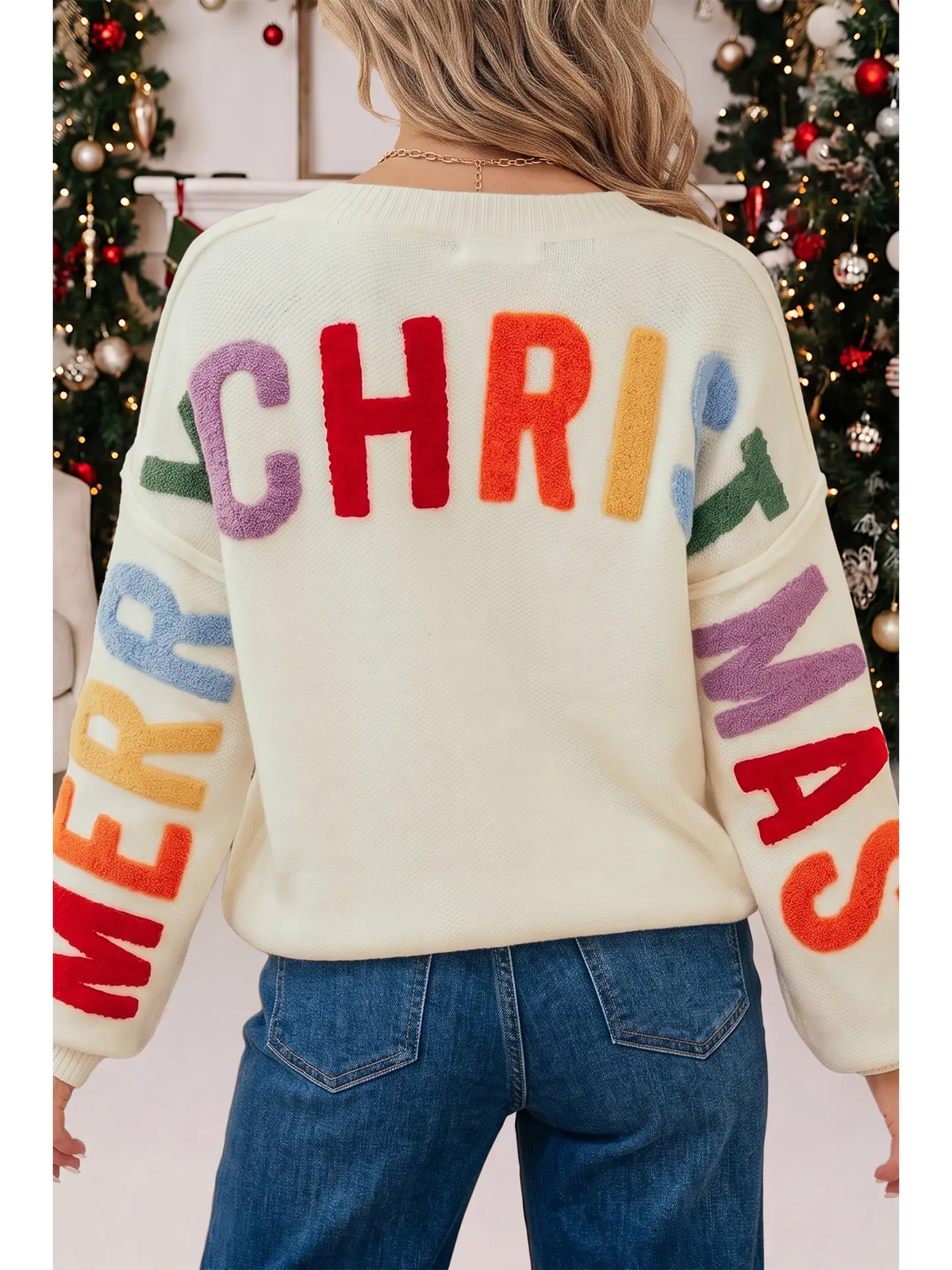 Ho Ho Ho Merry Christmas Cardigan Sweater