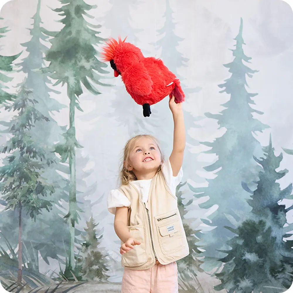 Red Cardinal Warmies Stuffed Animal