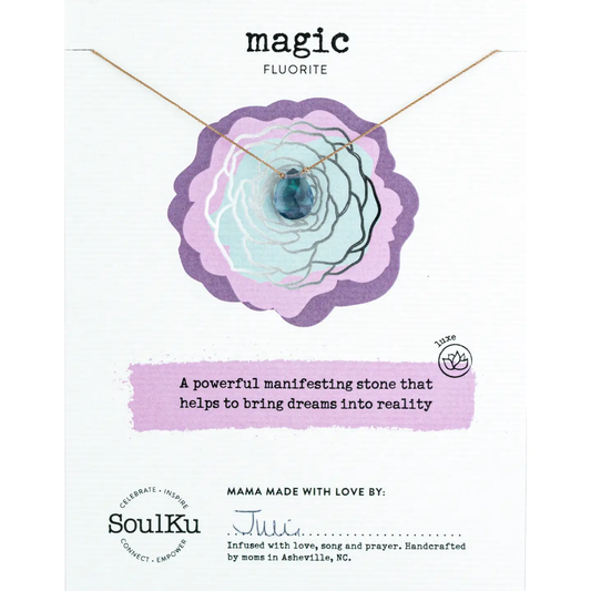 Luxe Necklace Fluorite For Magic