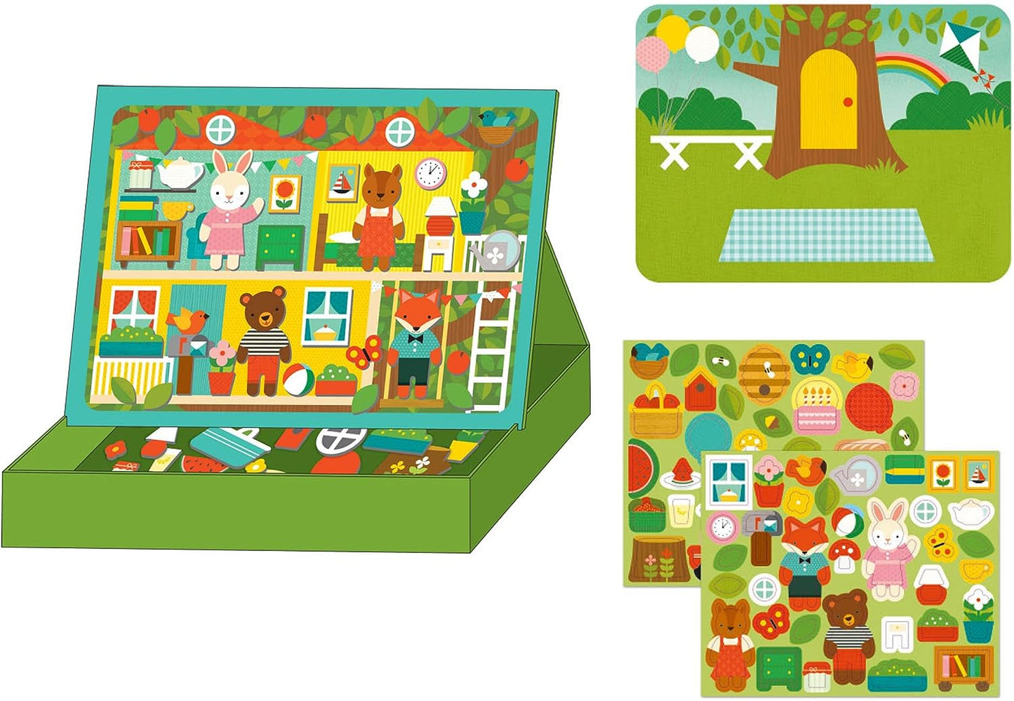 Magnetic Play Scene Treehouse Party