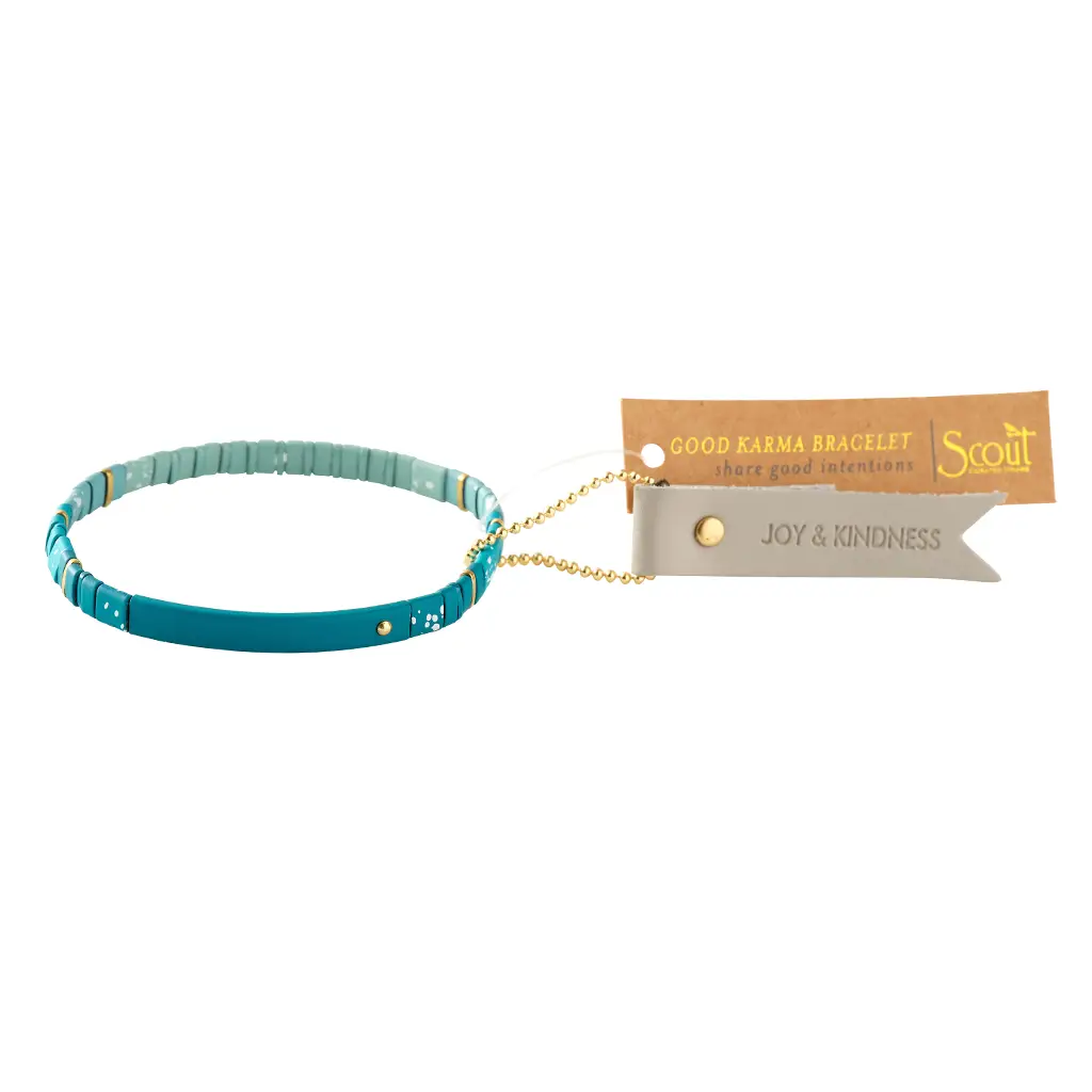 Good Karma Bracelet Ombre- Turquoise Joy & Kindness
