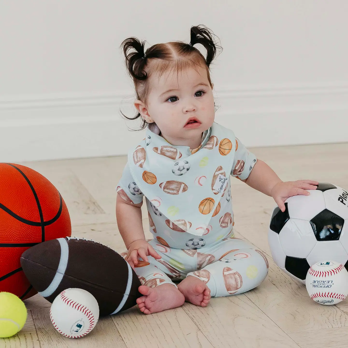 All Star Baby Bandana Bib Set 4pk