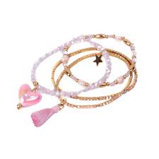 Girls Luminescent Love 4pc Bracelet Set