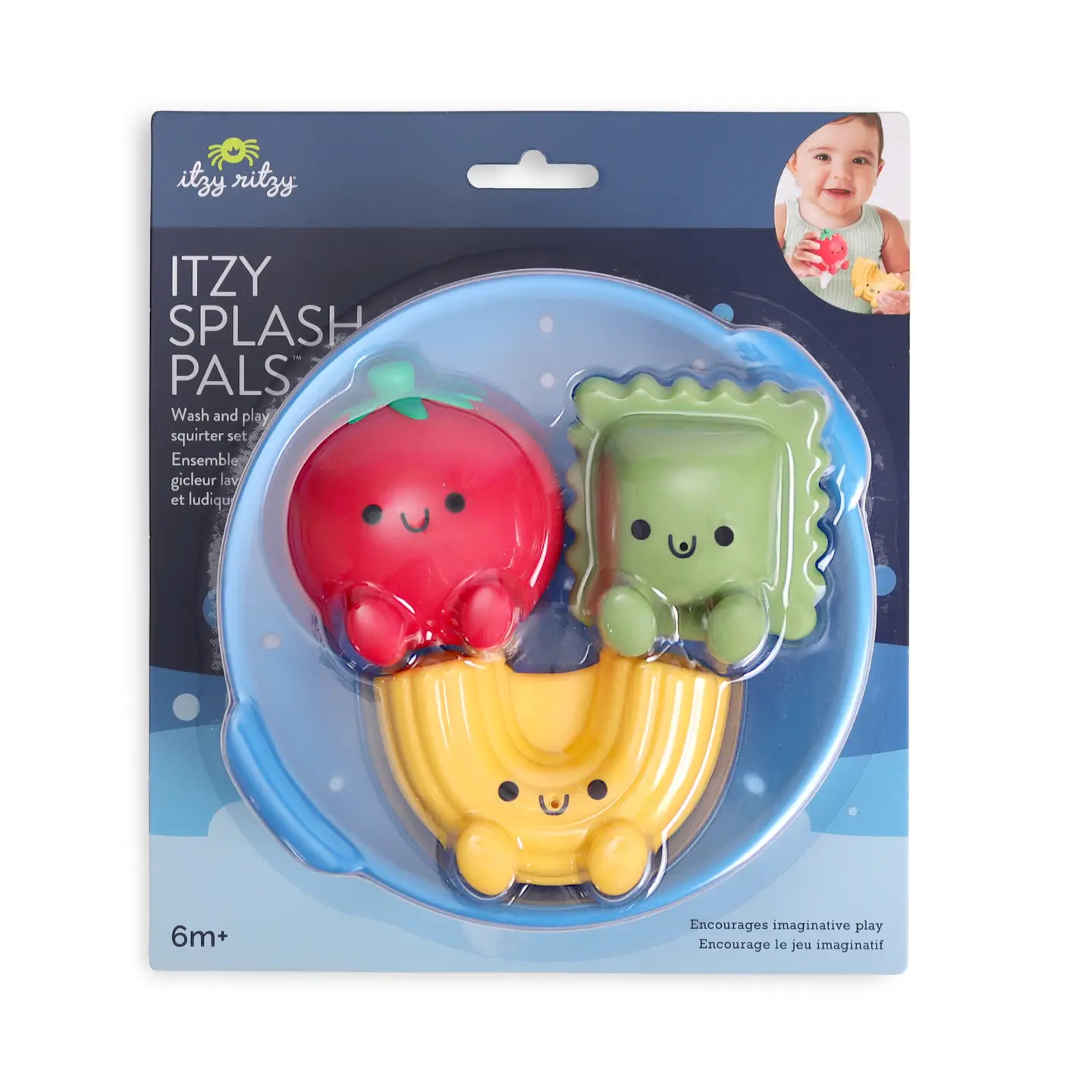 Itzy Pasta Splash Pals Bath Toys