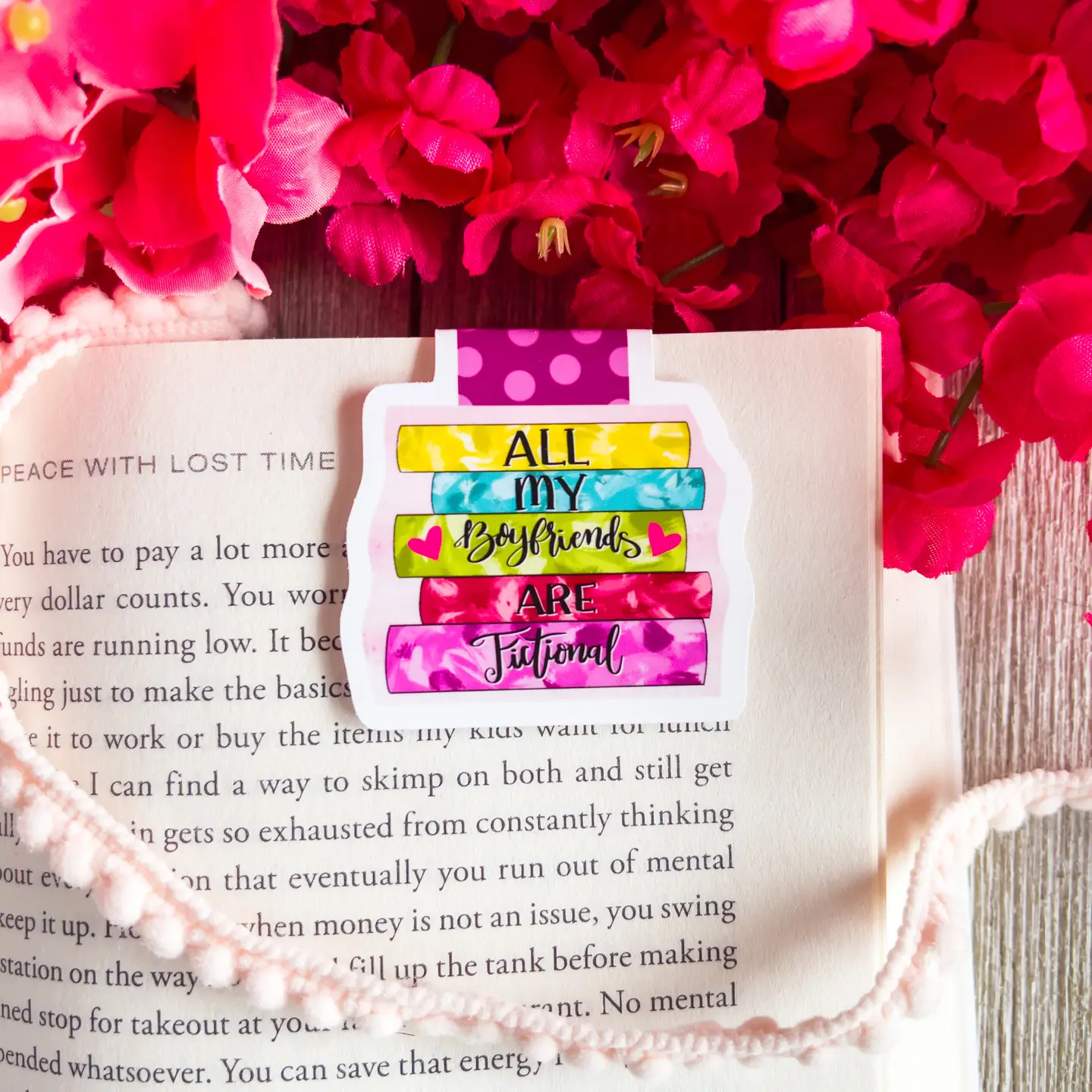 All My Boyfriends Are Fictional Magnetic Bookmark