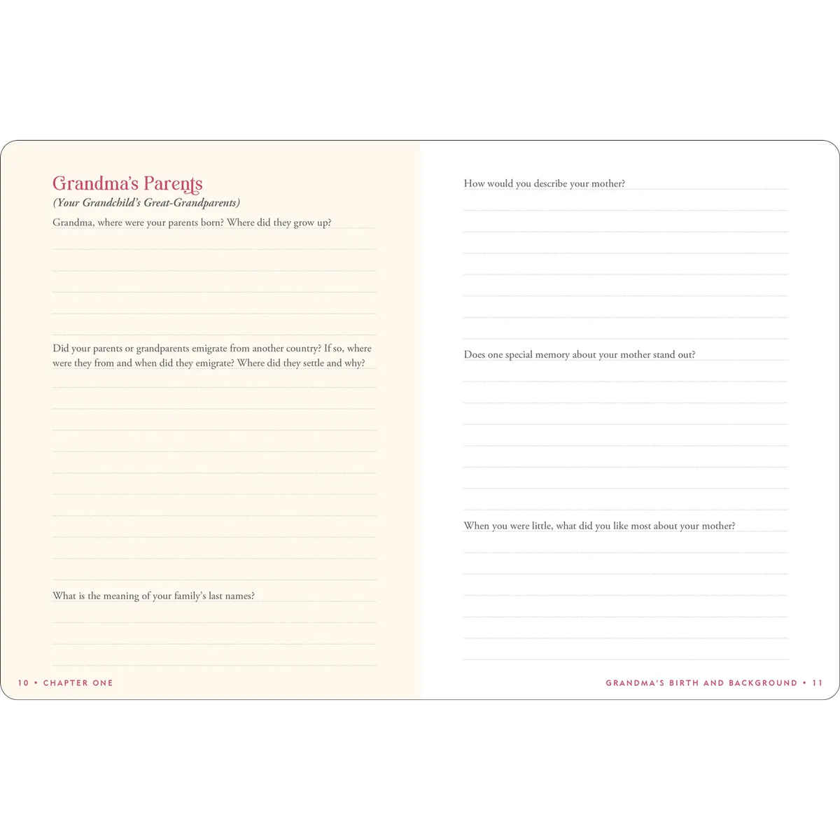Grandma’s Story Journal