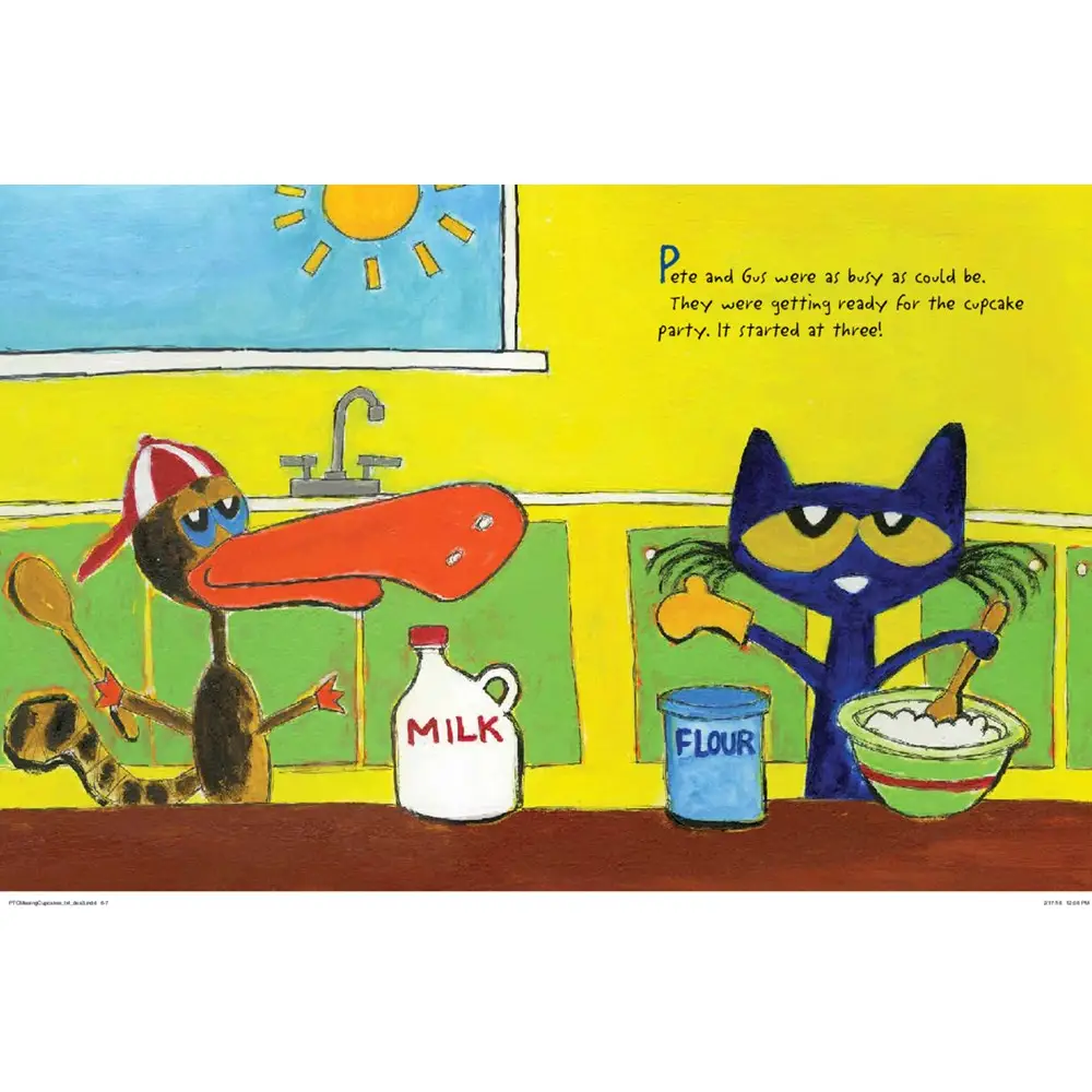 Pete the Cat and the Missing Cupcakes Book