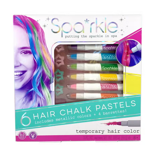 Hair Chalk Pastels & Barrettes