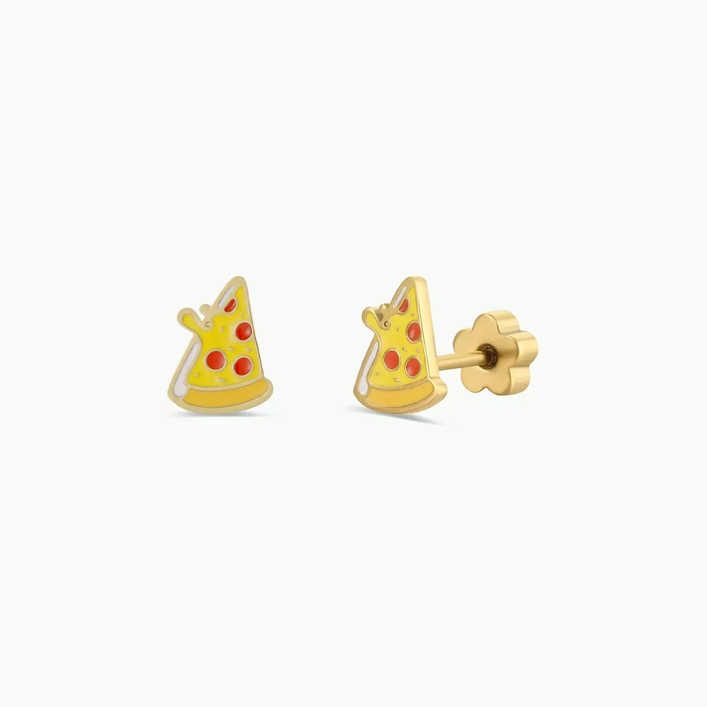 Pizza Flat Back Earrings