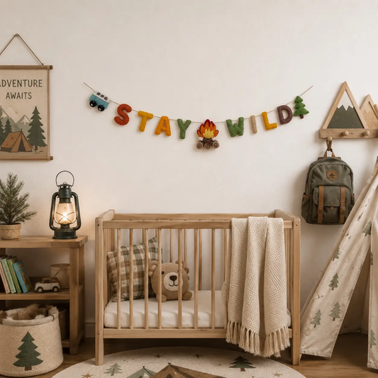 Stay Wild Felted Garland