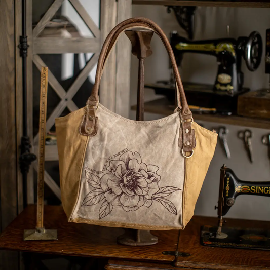 All Your Ways Upcycled Canvas Handbag