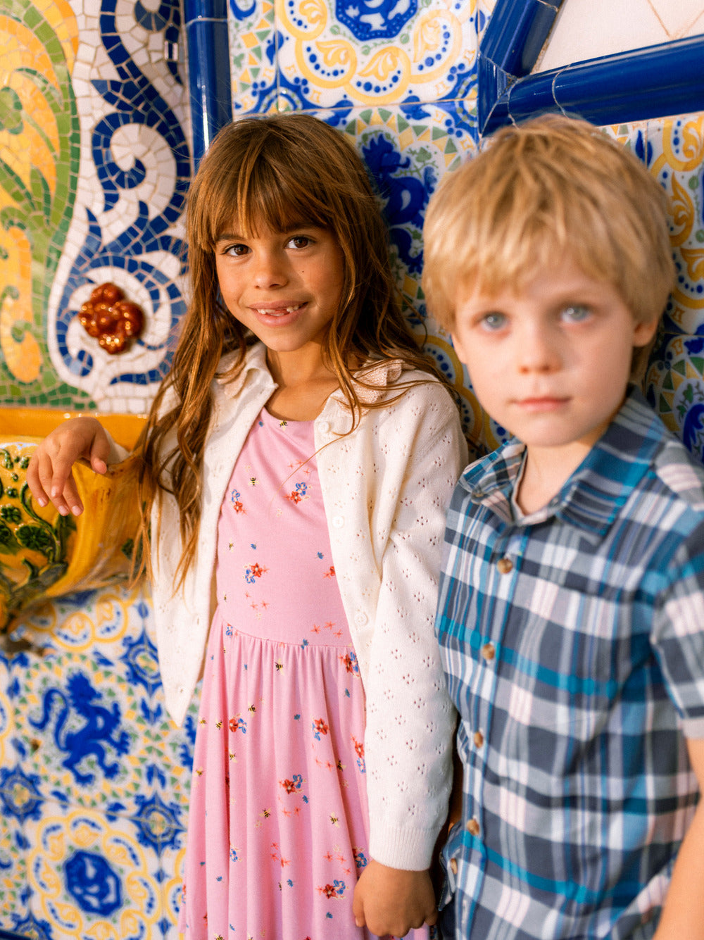 Girls Bamboo Busy Bee + Flowers Dress