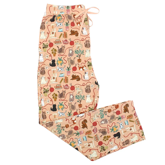 Cats Meow Adult Bamboo Pajama Pants