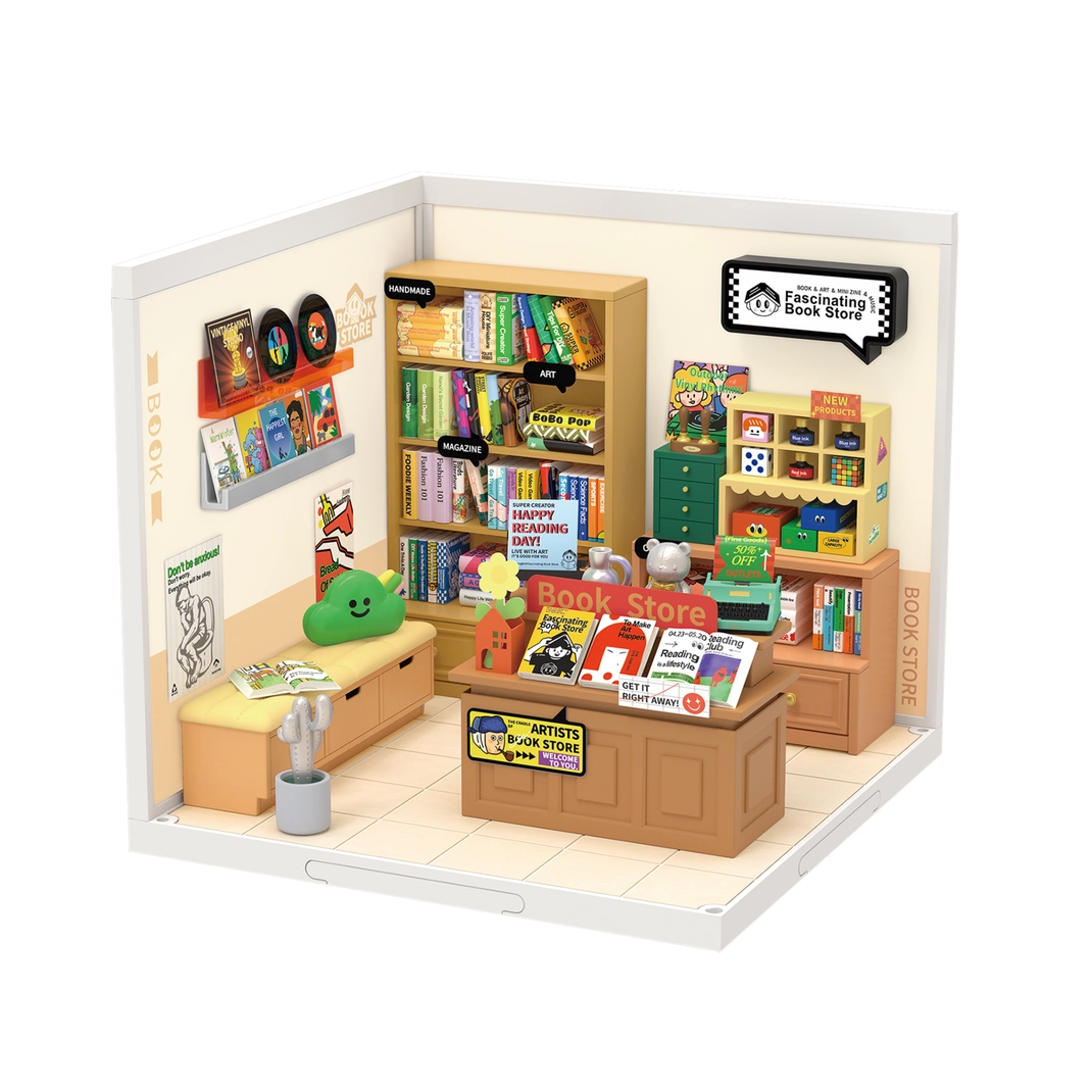 Miniature House Kit: Fascination Book Store