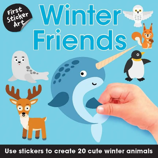 Winter Friends Color by Sticker Book
