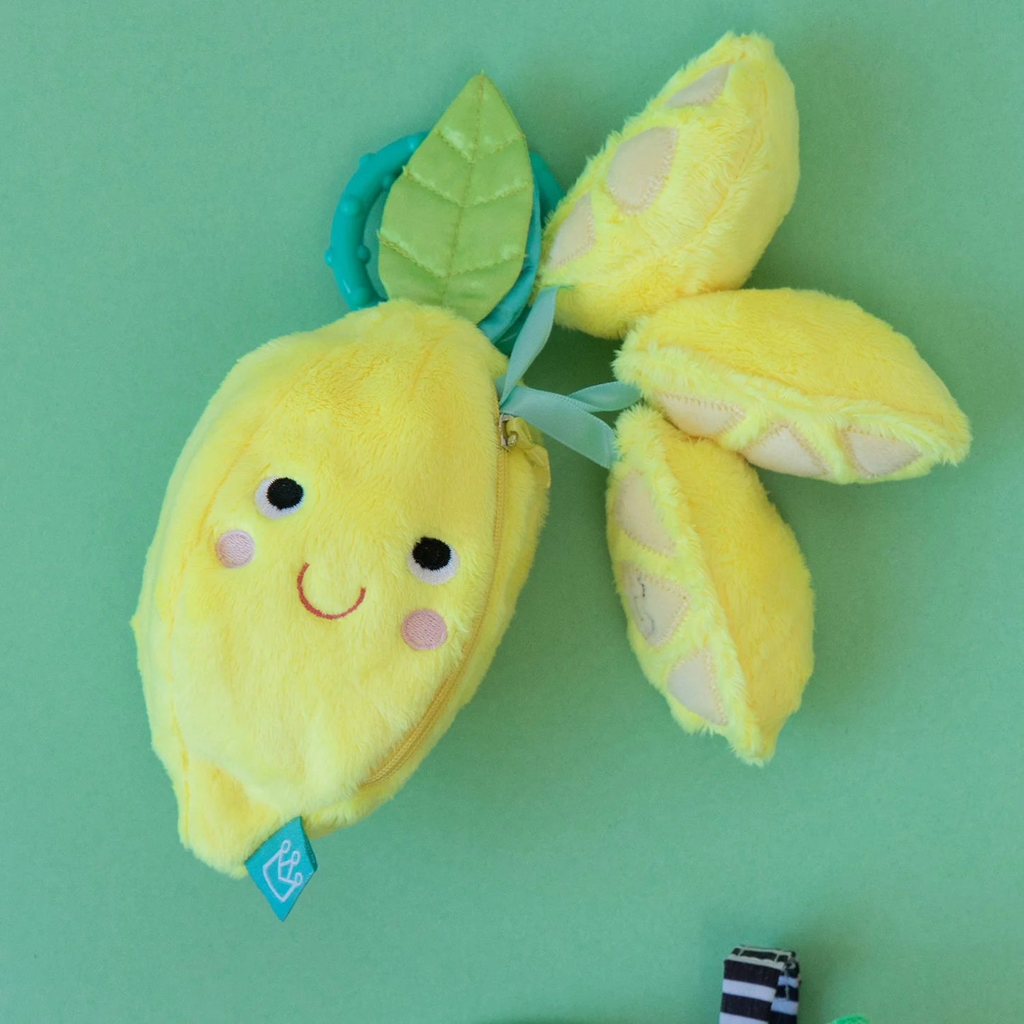 Lemon Take Along Rattle Toy