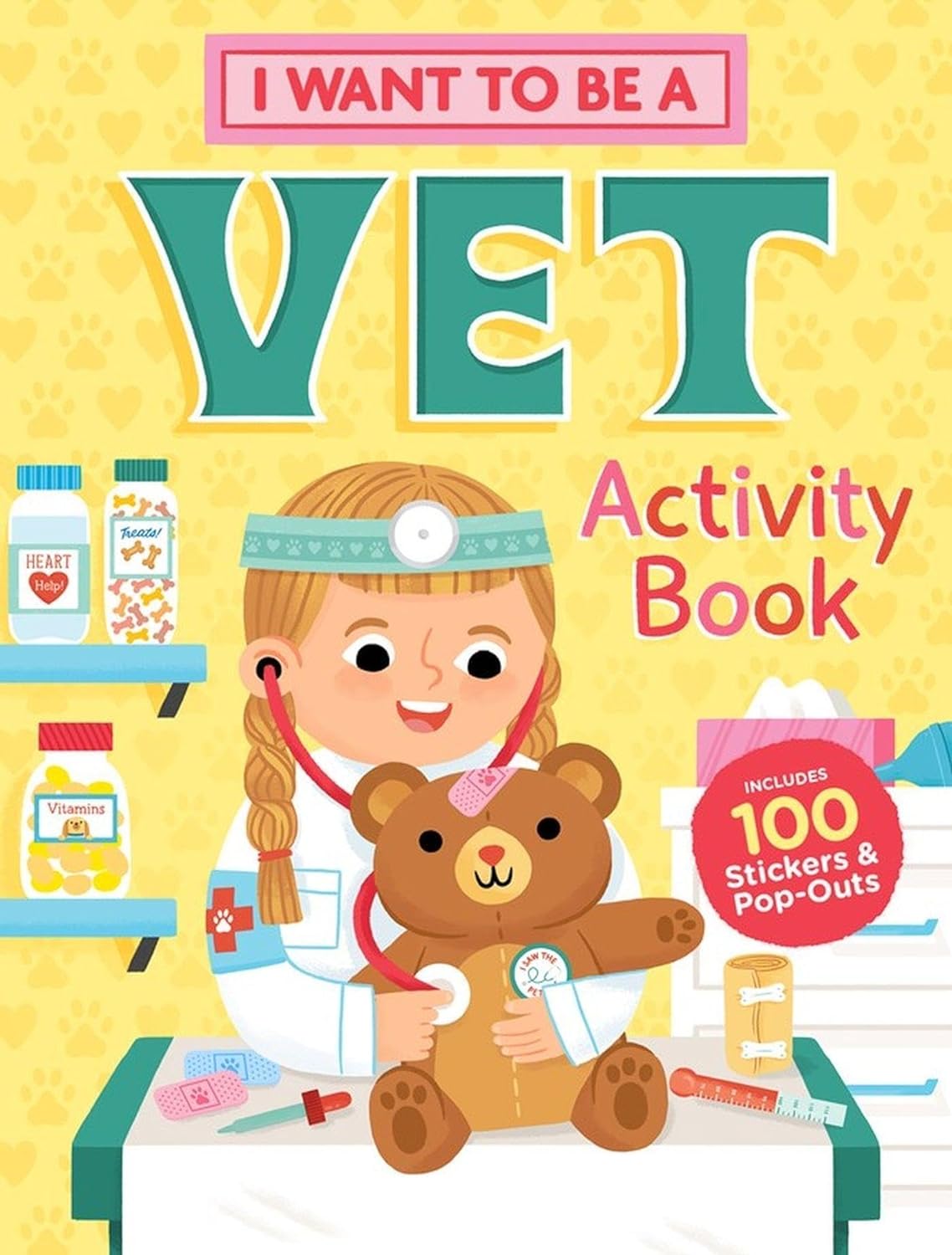 I Want to be Vet Activity Book