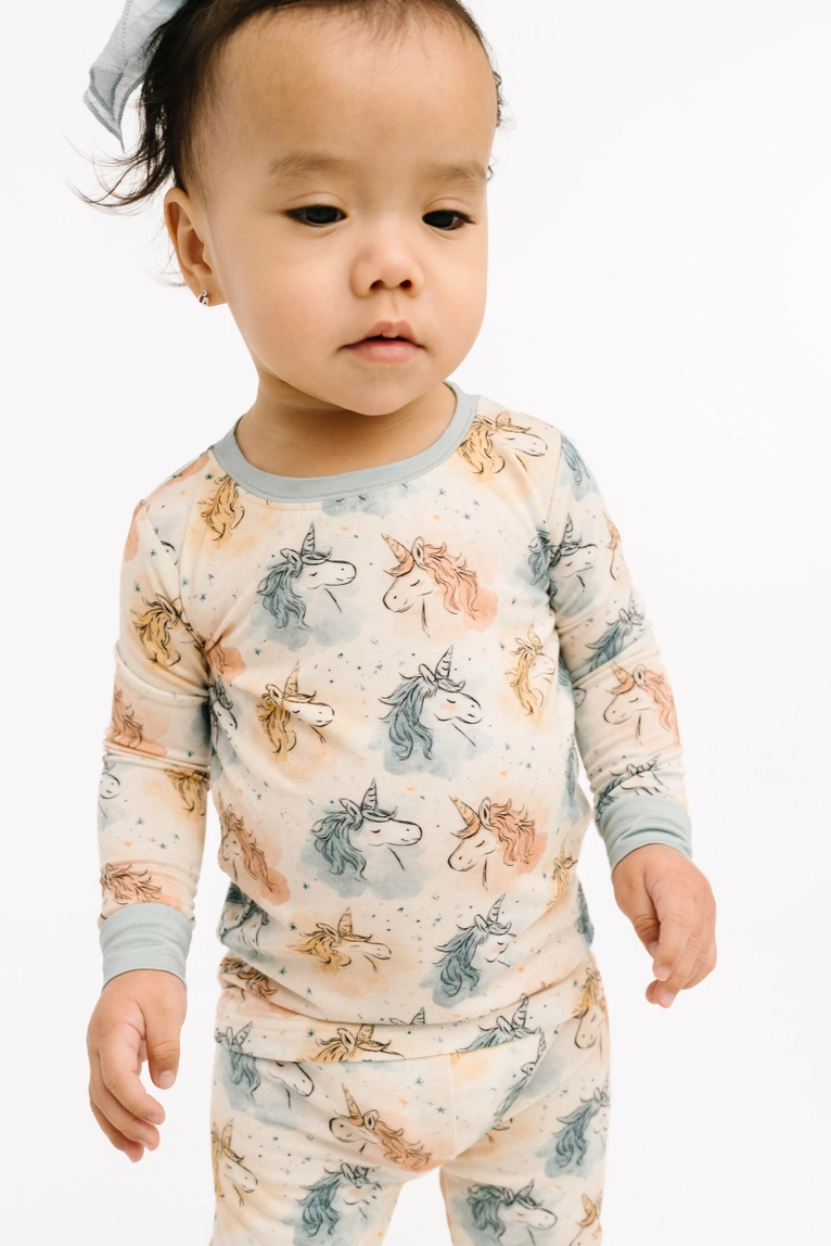 Girls Stardust Unicorn Bamboo Pajamas