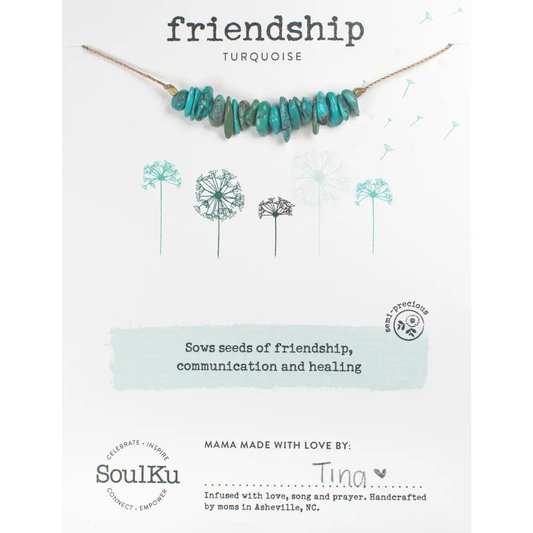 Seed Necklace - Turquoise for Friendship