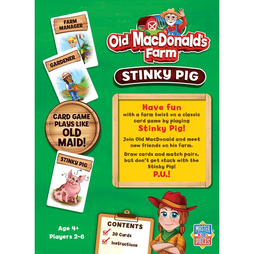 Old MacDonald's Farm Stinky Pig Game
