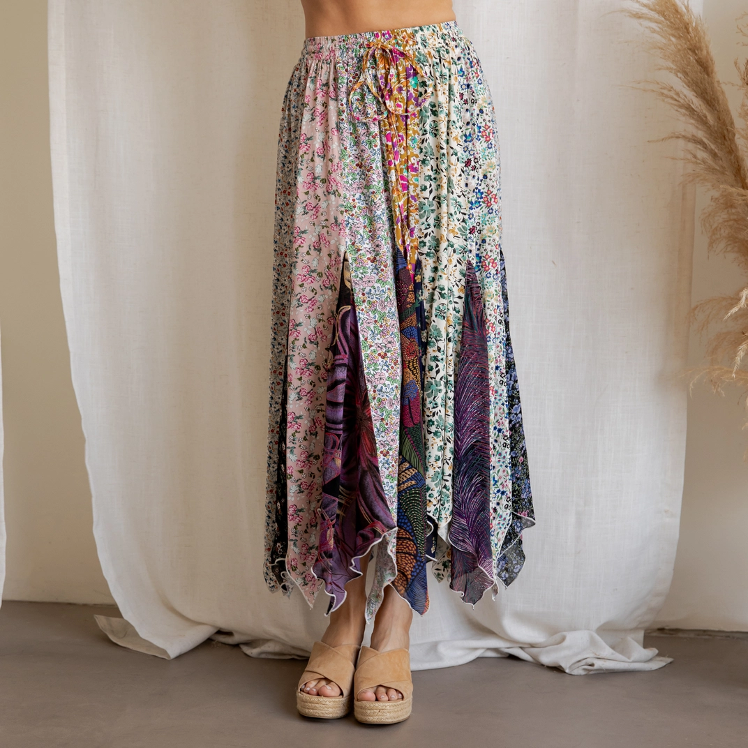 Artisan Bohemian Patchwork Skirt