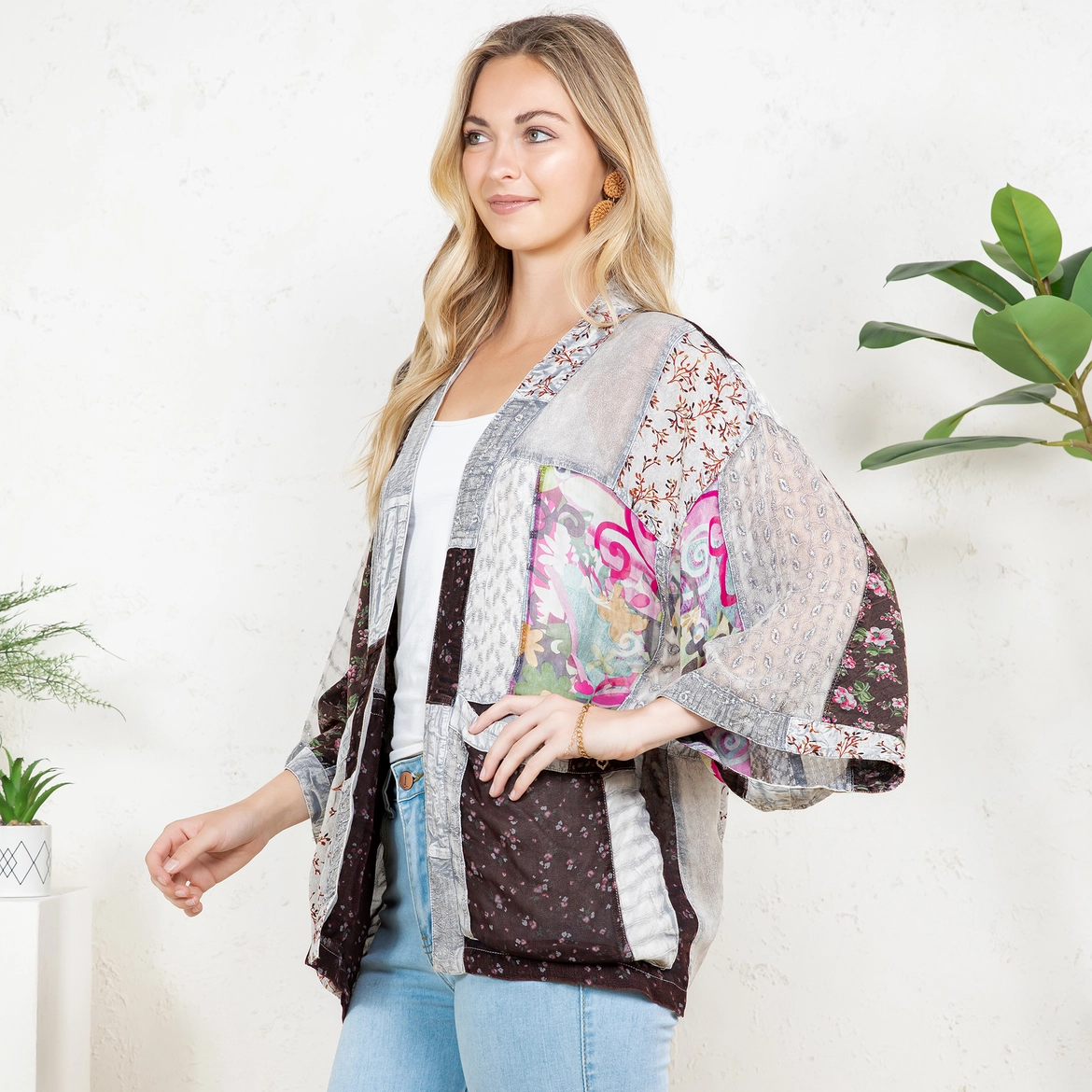 Mix N' Match Patchwork Kimono