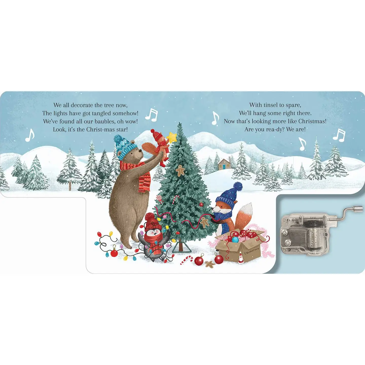 We Wish You A Merry Christmas Wind Up Book