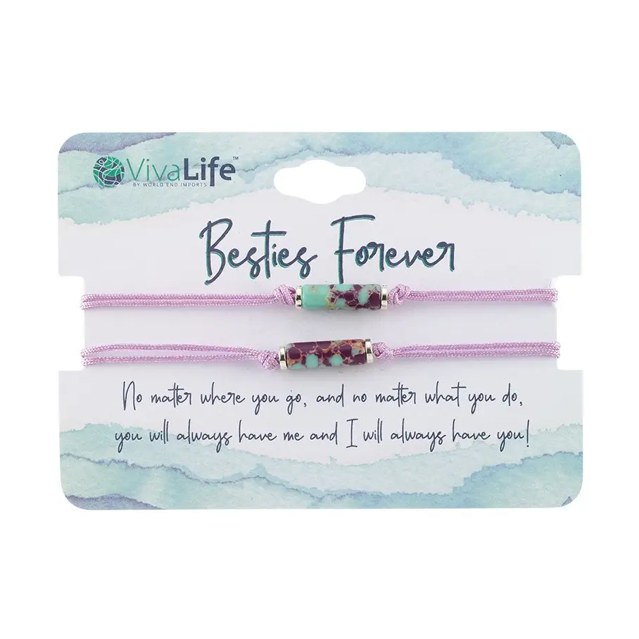 Natural Stone Best Friend Bracelet Set