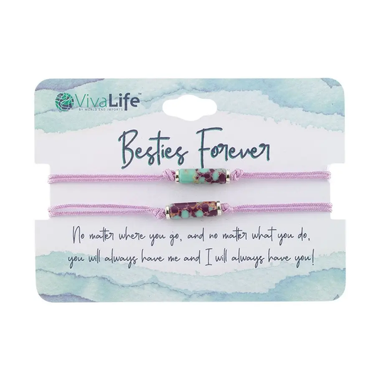 Natural Stone Best Friend Bracelet Set