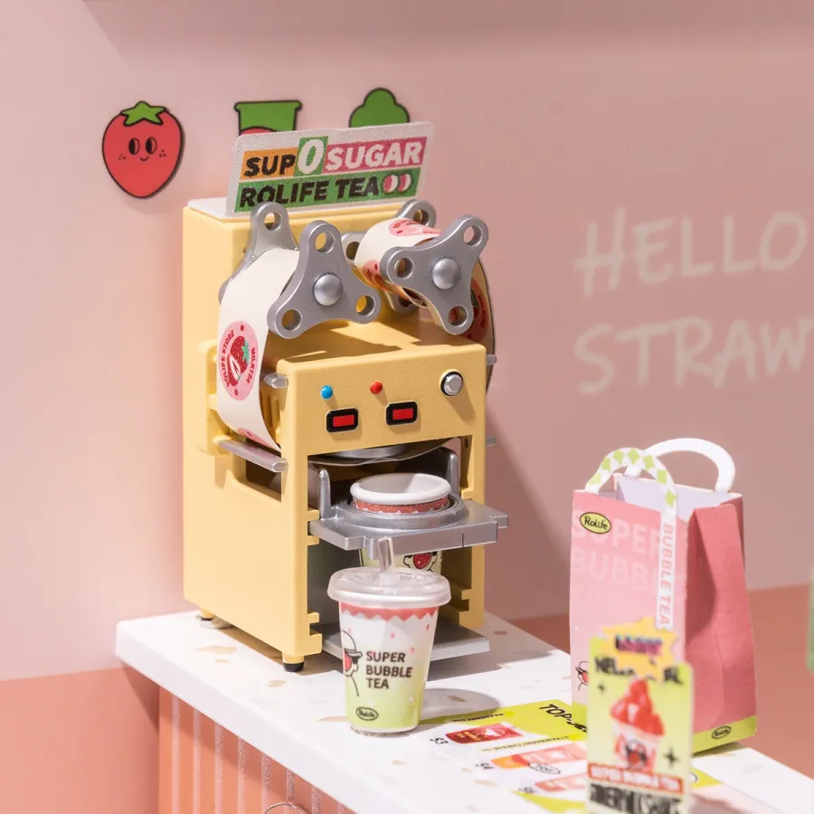 Miniature House Kit: Bubble Tea