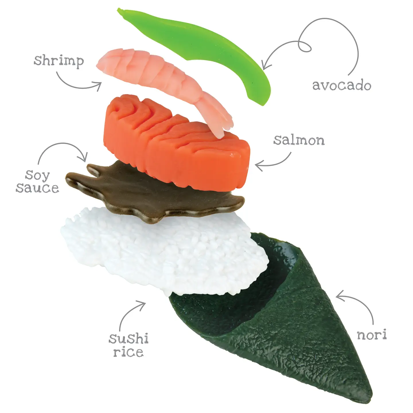 Stretchee Foods Sensory Toy