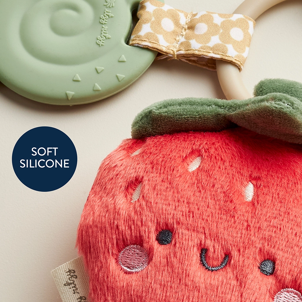 Strawberry Itzy Pal Plush + Teether