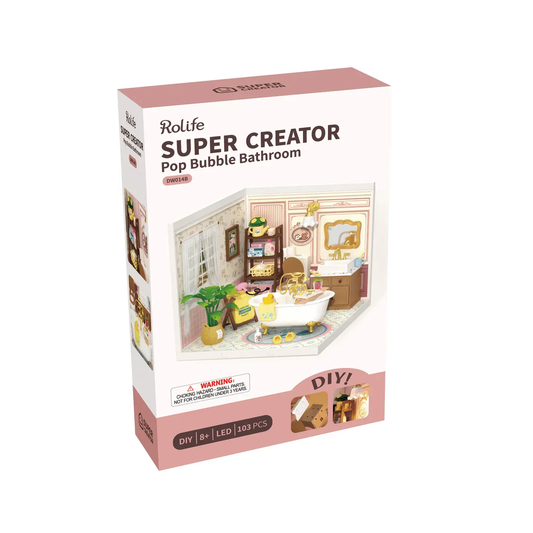 Miniature House Kit: Pop Bubble Bathroom