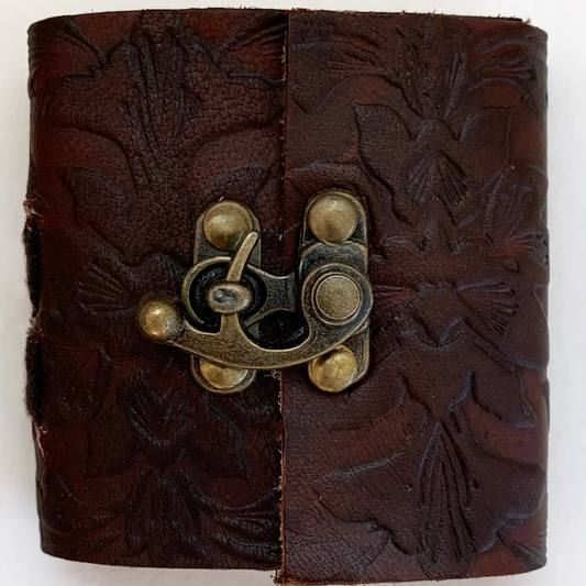 Leather Journal Mini Embossed