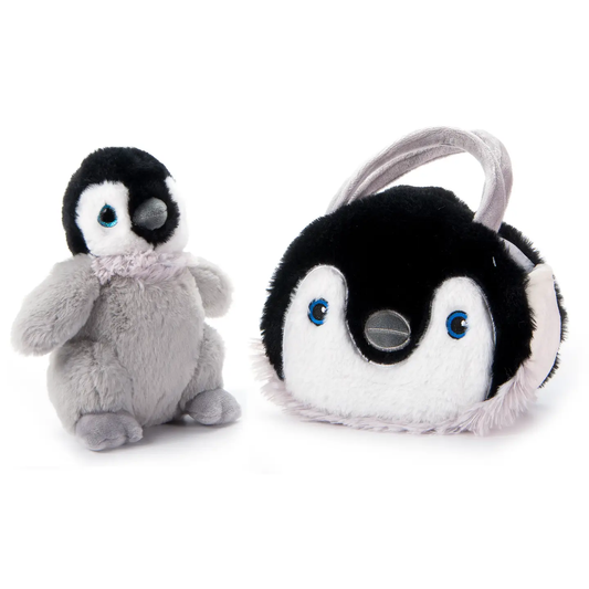 Penguin Plush + Purse Set