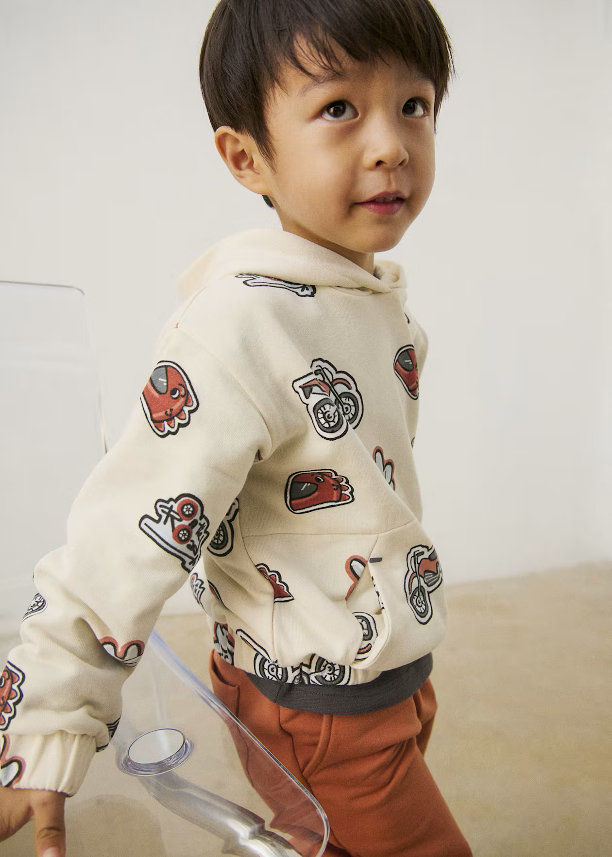 Boys Printed Hoodie