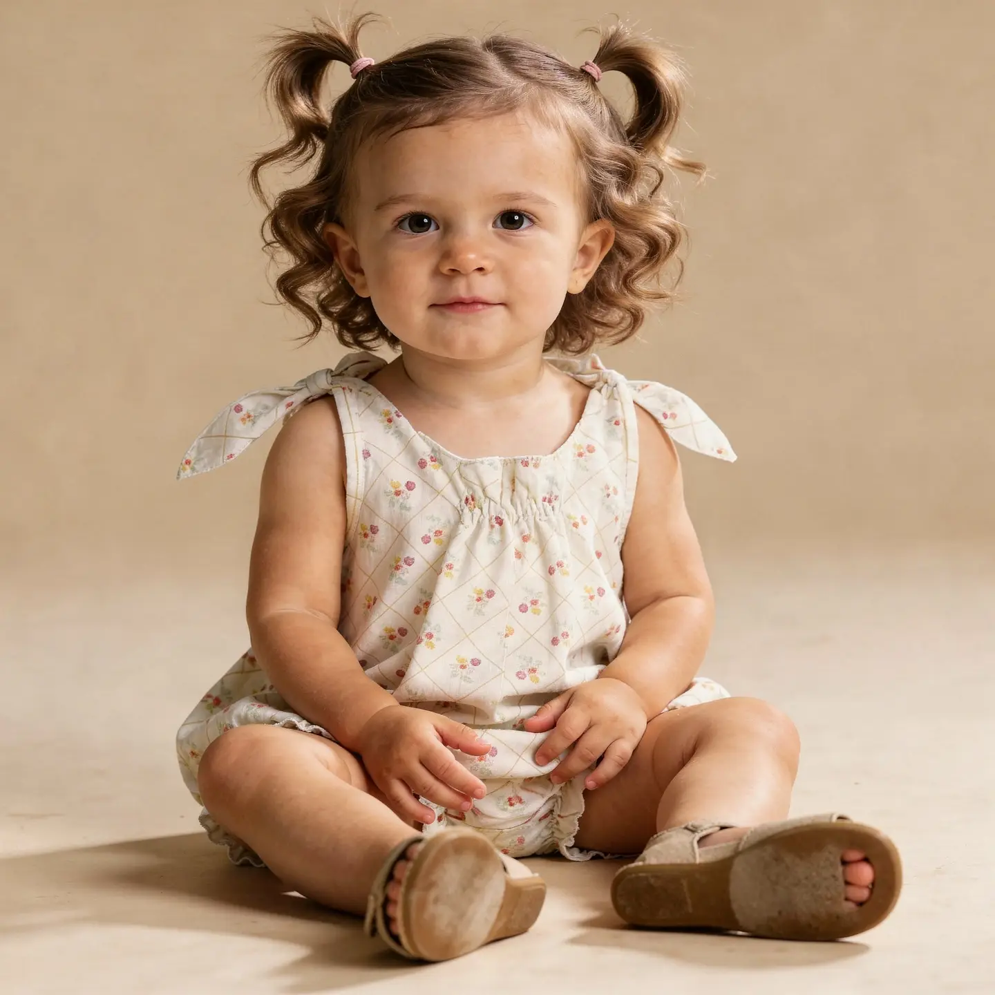 Baby Spring Weave Organic Bubble Romper