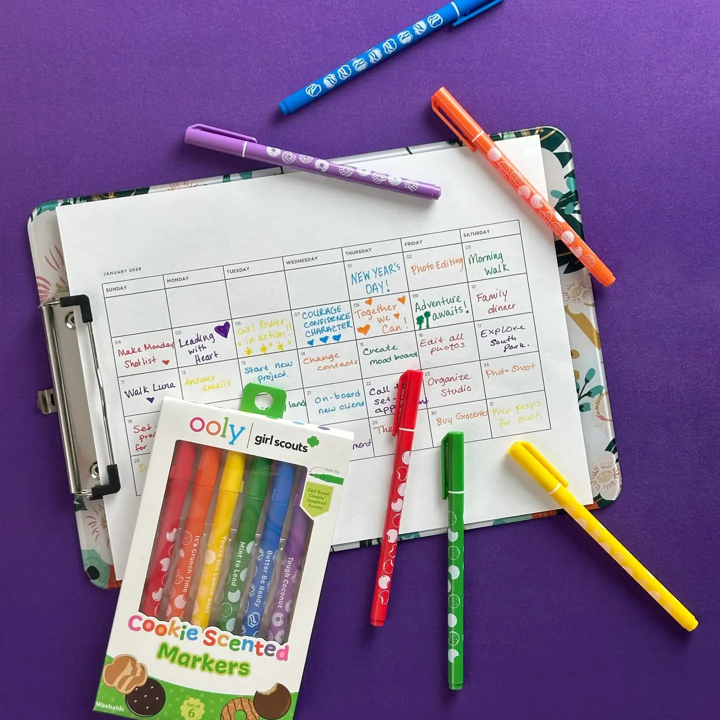 Girl Scout Cookie Scented Gel Pens