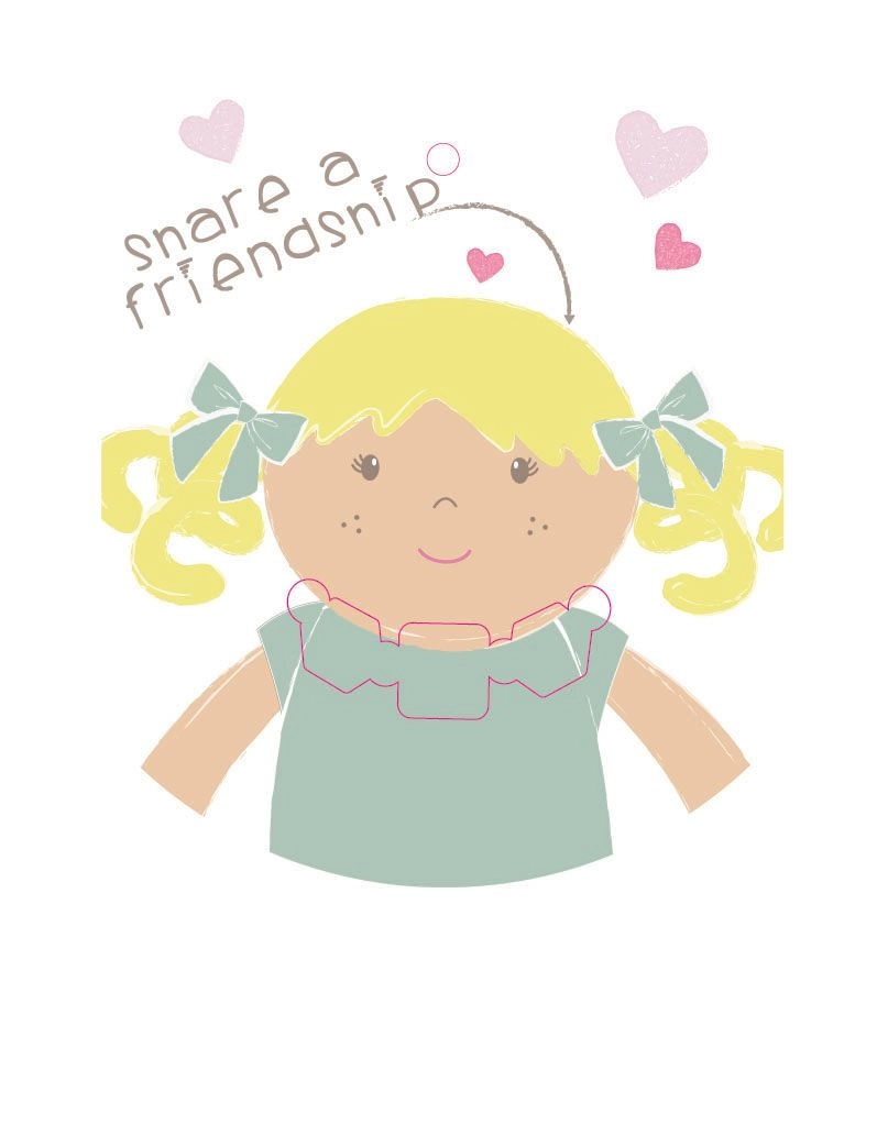 Lucy Friendship Bracelet Doll