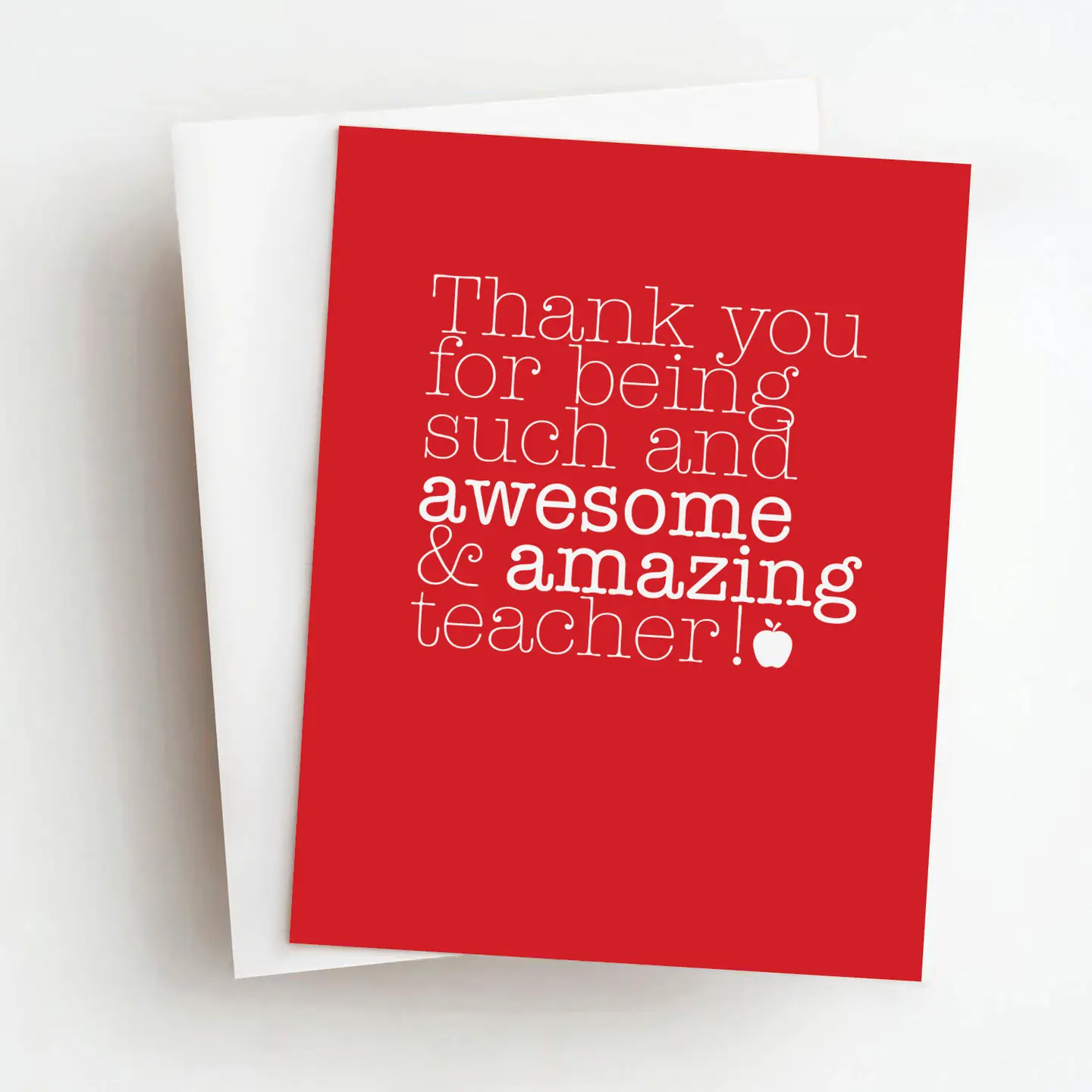 Awesome Amazing Teacher Card