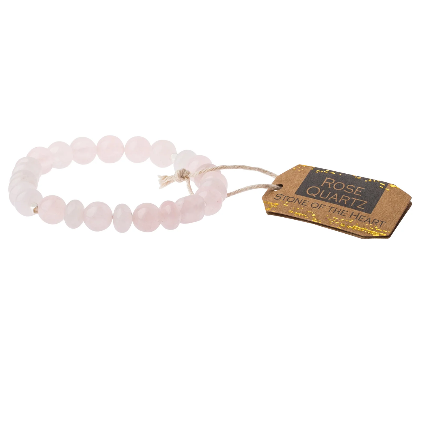 Stone Bracelet Rose Quartz for the Heart