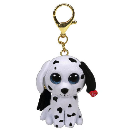 Fetch Dalmatian Boo Keychain Clip