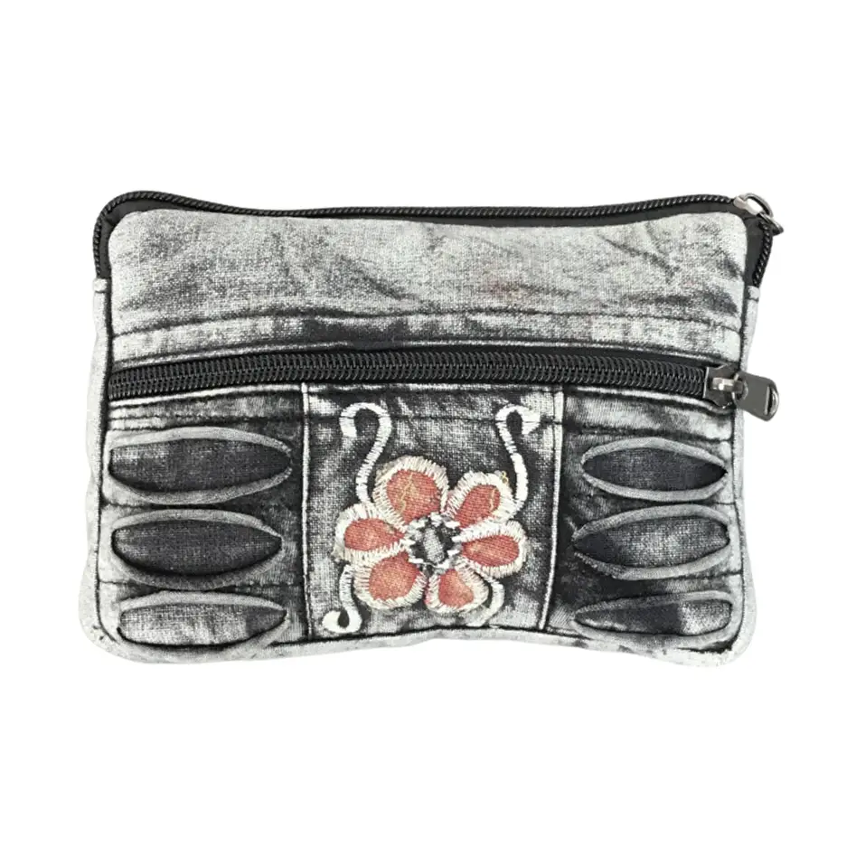 Daisy Razor Cut Coin Purse