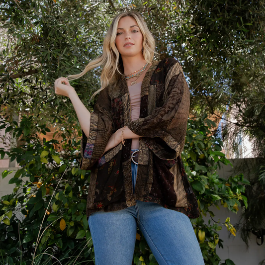 Mix N' Match Patchwork Kimono