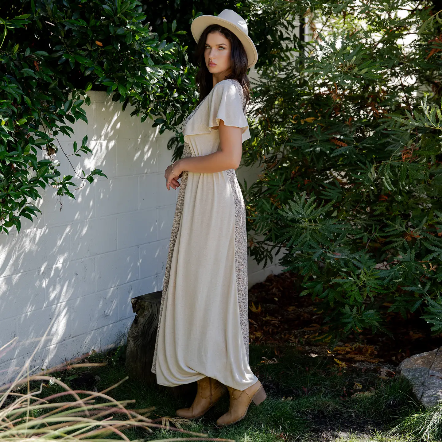 Boho Knit Dress Panel