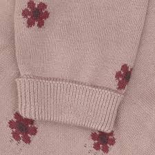 Baby Flower Print Knit Pants