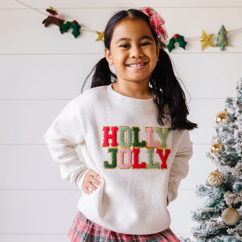 Holly Jolly Kids Sweatshirt