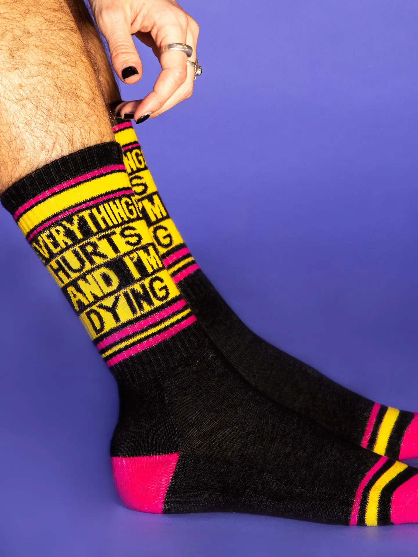 Everything Hurts Dying Socks