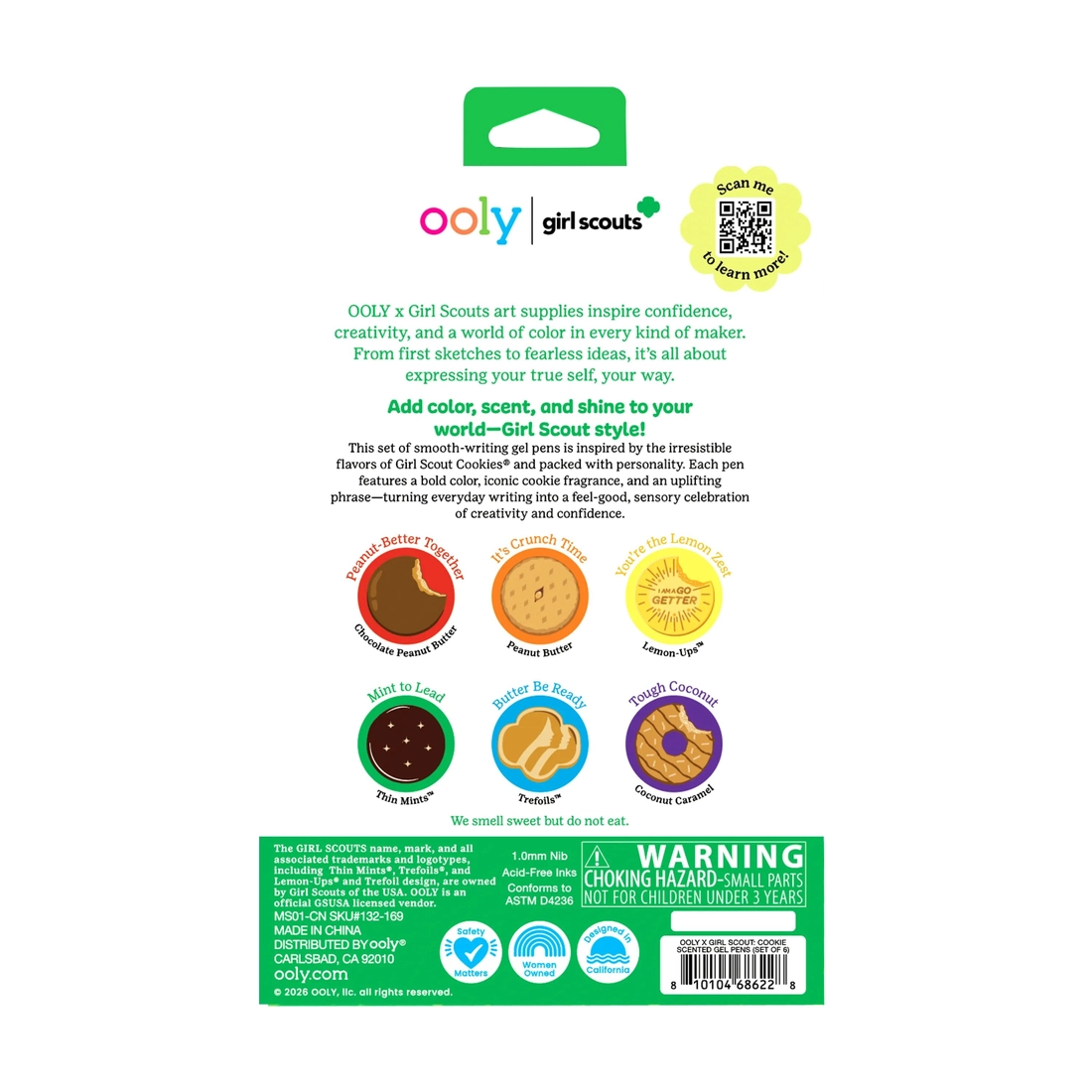 Girl Scout Cookie Scented Gel Pens