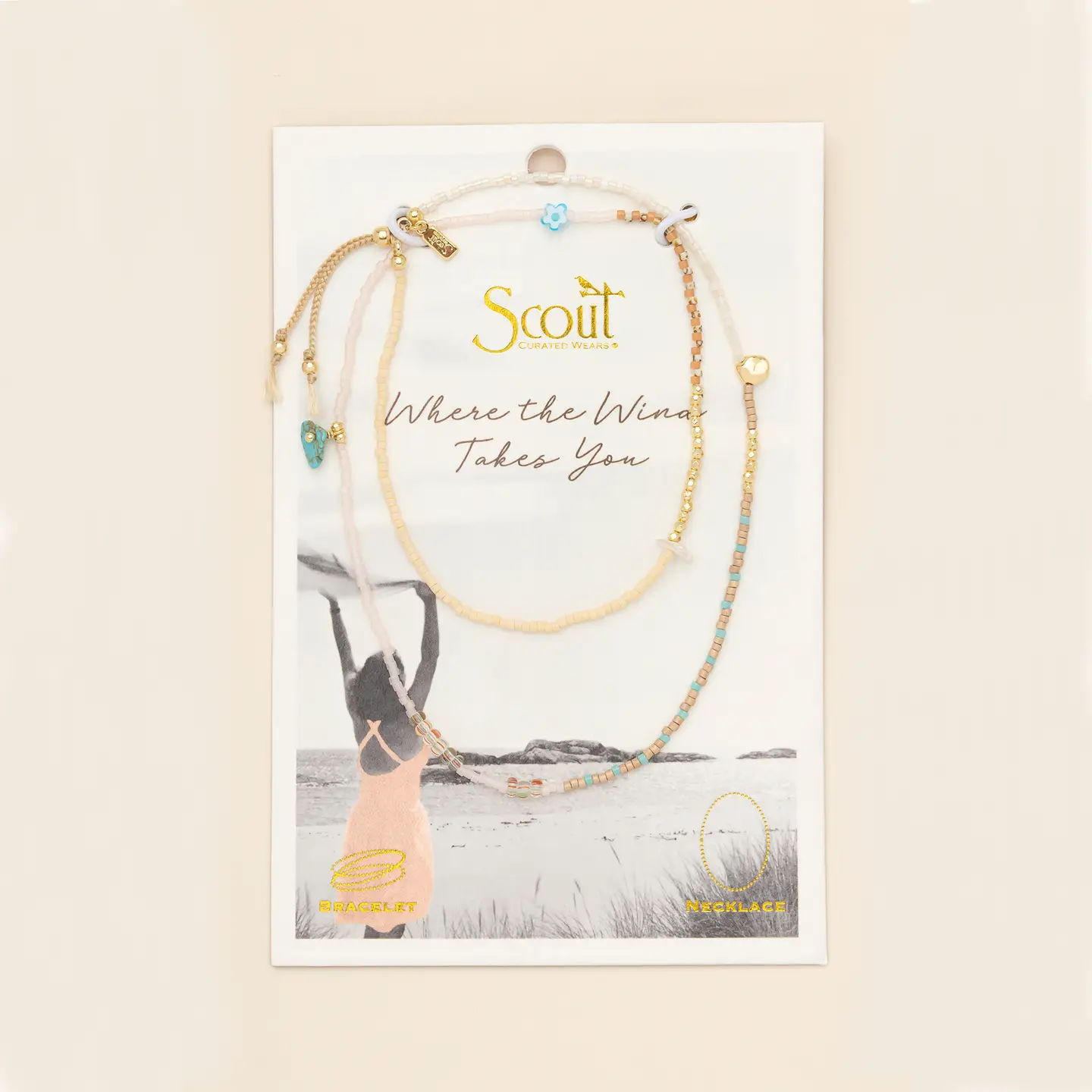 Turquoise Necklace/Bracelet - Where the Wind Takes You